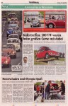 Artikel zum Kfercorso aus der Wolfsburger Zeitung